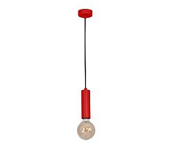 Luminex Csillár TUBES 1xE27/60W/230V piros