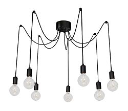 Luminex Csillár zsinóron SPINDEL 5xE27/60W/230V
