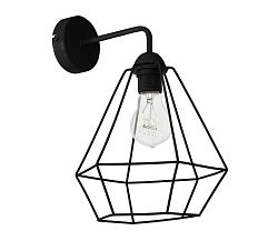 Luminex Fali lámpa ALMA 1xE27/60W/230V fekete