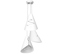 Luminex Függeszték ALANA 3xE27/60W fehér