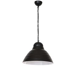 Luminex Függeszték ARTIS 1xE27/60W fekete+fehér