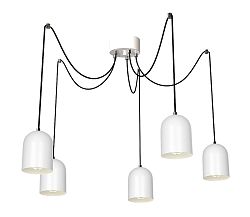 Luminex Függeszték BEVIN 5xE27/60W fehér