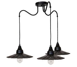 Luminex Függeszték BOYD 3xE27/60W fekete