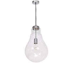 Luminex Függeszték BULBO 1xE27/60W lesklý króm
