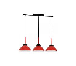 Luminex Függeszték FACTOR RED 3xE27/60W/230V