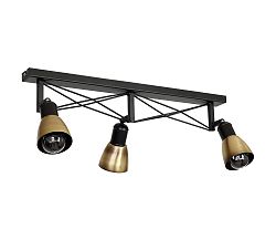Luminex Spotlámpa GORDON 3 3xE27/60W antik bronz