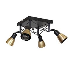 Luminex Spotlámpa GORDON 4 4xE27/60W antik bronz