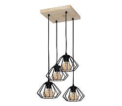 Milagro Csillár zsinóron LOFT 4xE27/60W/230V