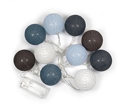 Milagro LED Dekor gömb 10xLED/0,03W/2xAA