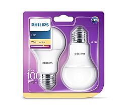 Philips KÉSZLET 2x LED izzó Philips E27/13W/230V