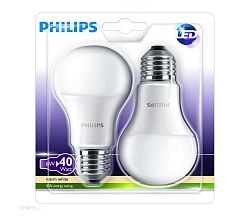Philips Készlet 2x LED Izzó Philips E27/6W/230V
