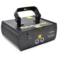Piros-kék laser Beamz LS-RB11, gobo, DMX