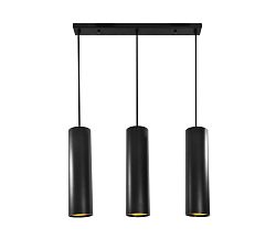 Polux Csillár LATI 1xGU10/8W/230V fekete