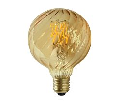 Polux LED izzó VINTAGE AMBER E27/4W/230V G100