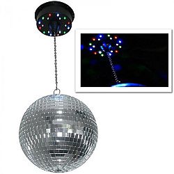 Skytec Diszkógömbtartó, motor, 18 LED dióda