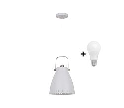 Solight LED Csillár 1xE27/10W/230V fehér 26,5cm