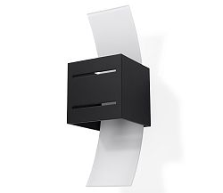 Sollux Fali lámpa LORETO 1xG9/40W/230V fekete