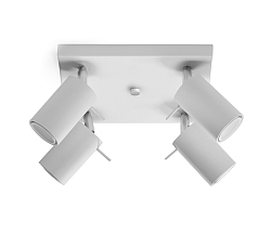 Sollux Fali spotlámpa RING 1xGU10/40W/230V fekete
