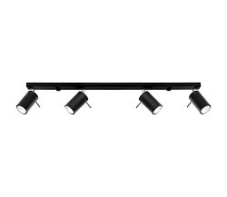 Sollux Spotlámpa RING 4L 4xGU10/40W/230V fekete