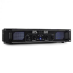 SPL500 DJ/PA erősítő Skytec, 500W, LED, ekvalizér