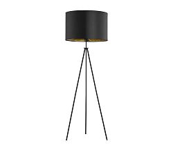 TK Lighting állólámpa OFFICE BLACK 1xE27/60W/230V