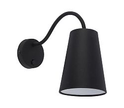 TK Lighting fali lámpa WIRE BLACK 1xE27/60W/230V