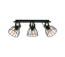 TK Lighting spotlámpa ALANO BLACK 2xE27/60W/230V