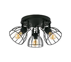 TK Lighting spotlámpa ALANO BLACK 3xE27/60W/230V