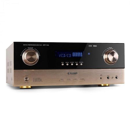 7.1-AV adóvevő Auna AMP-7100 2000W-erősítő, bronz
