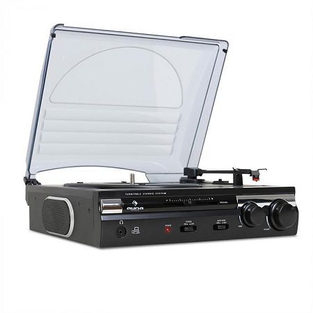 Auna 182TT, USB gramofon, MP3 felvétele, AUX, PC, MAC