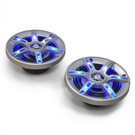 Auna CS-LED5 hangfalpár autóba, 600 W, 13 cm, LED