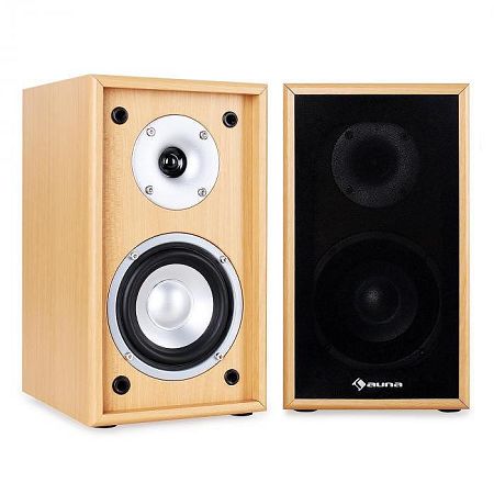 Auna Linie-300-SF-BH HiFi Polc hangfalak, 70W RMS