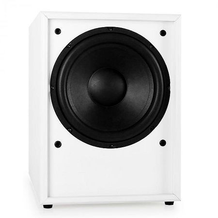 Auna Linie-300-SW-WH aktív subwoofer, AUX, fehér