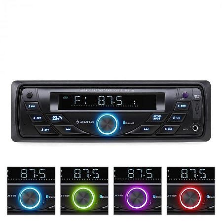 Auna MD-140-BT autórádió, MP3, USB, SD, RDS, AUX, PLL