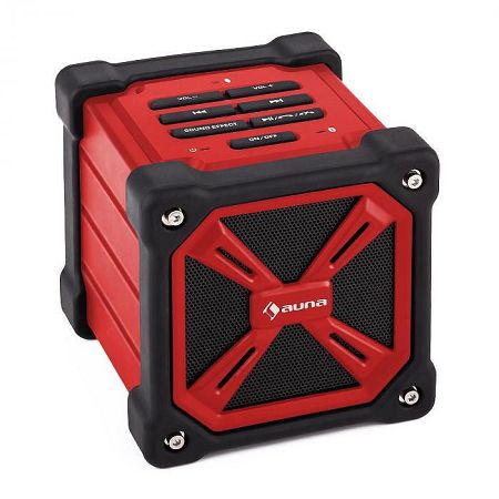 Auna TRK-861, bluetooth hangfal, elem, piros