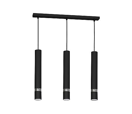 Decoland Csillár JOKER 3xGU10/8W/230V fekete