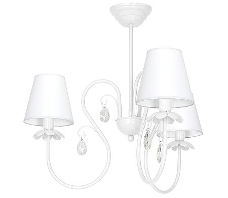 Decoland Csillár MEDUZA 3xE14/60W/230V fehér