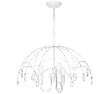 Decoland Csillár PARASOLKA 3xE14/60W/230V fehér