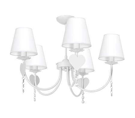 Decoland Csillár SERCE 3xE14/60W/230V fehér