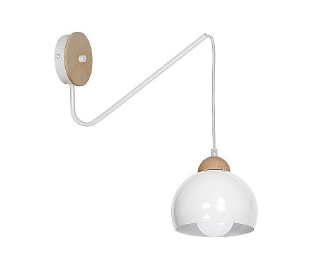 Decoland Fali lámpa DAMA 1xE27/60W/230V fehér