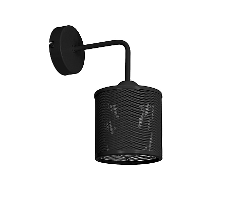 Decoland Fali lámpa NET 1xE27/60W/230V fekete