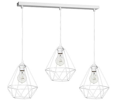 Decoland Függeszték BASKET 3xE27/60W/230V fehér