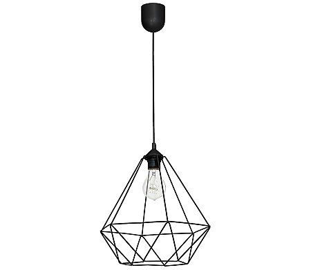 Decoland Függeszték BASKET 3xE27/60W/230V fekete
