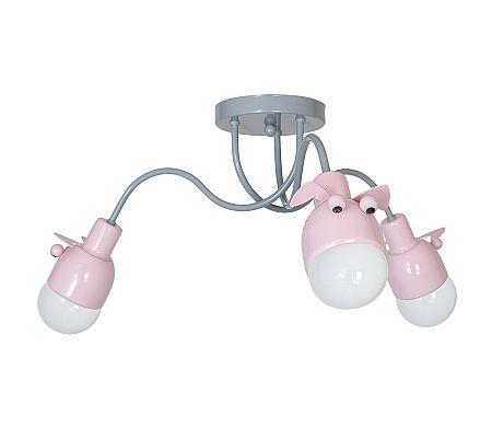 Decoland Gyerek fali lámpa PIGGY 1xE27/60W/230V