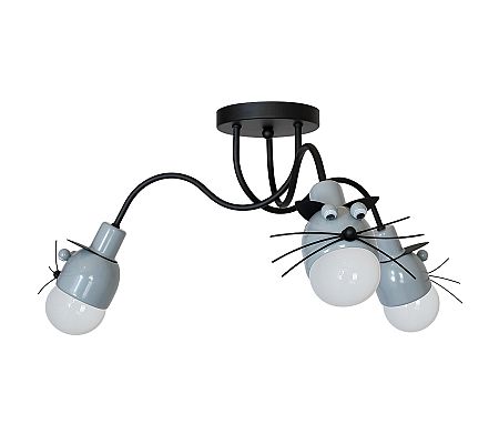 Decoland Mennyezeti lámpa CAT 3xE27/60W/230V
