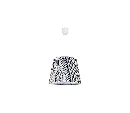 Duolla Csillár zsinóron POP 1xE27/40W/230V szürke