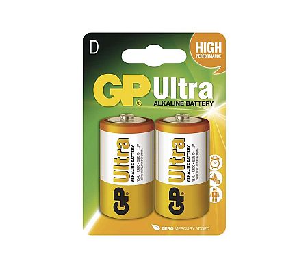 EMOS 2 db alkáli elem D GP ULTRA 1,5V