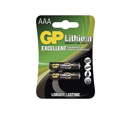EMOS 2 db lítium elem AAA GP LITHIUM 1,5V