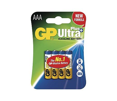 EMOS 4 db alkáli elem AAA GP ULTRA PLUS 1,5V