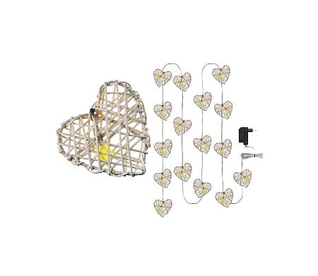 EMOS LED Karácsonyi lánc HEART 1xLED/1W/230V